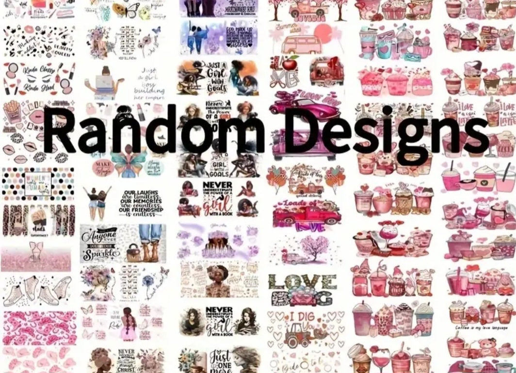 Random picked uvdtf wraps you can not choose it will be a Random pick you may make a note of what you like I will do my best choosing them
