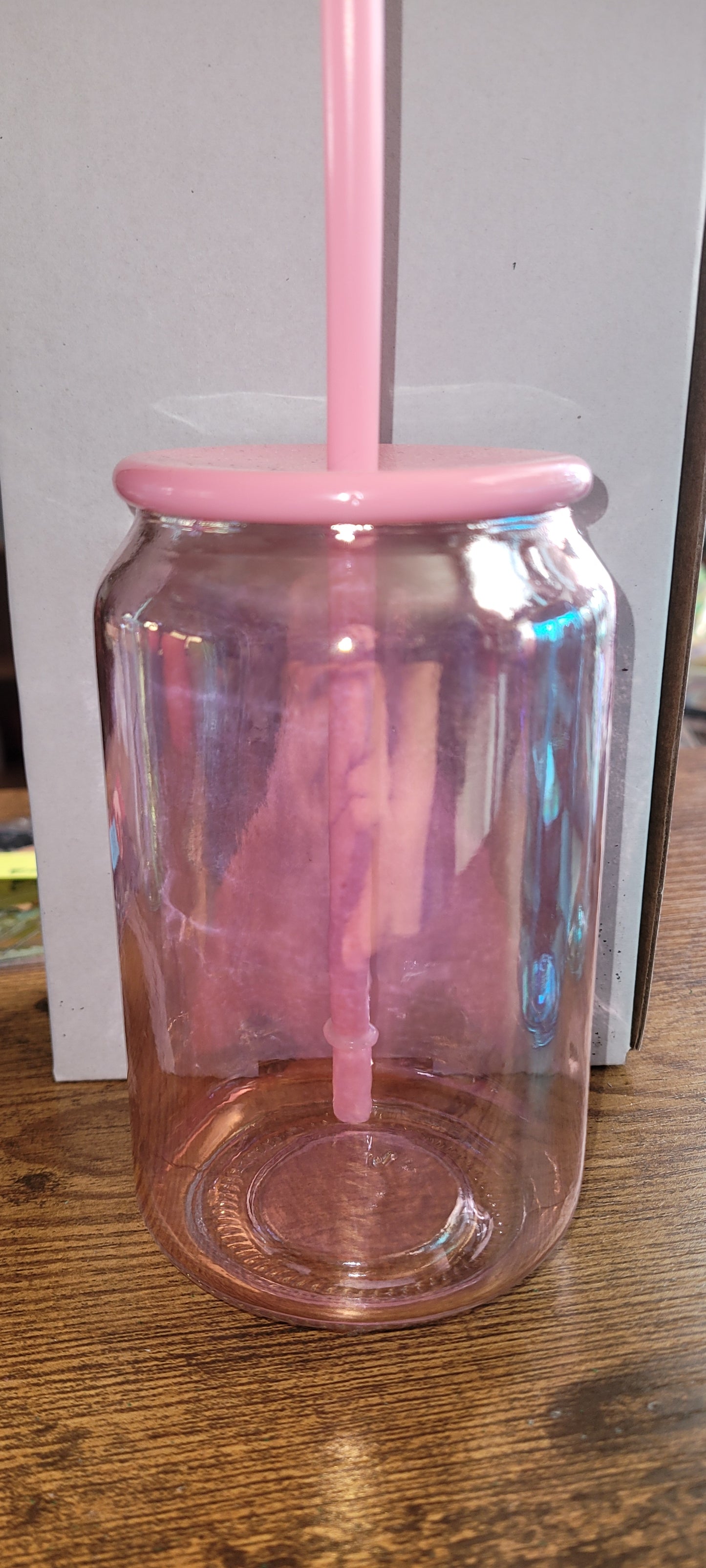 Colored 16oz glass cups