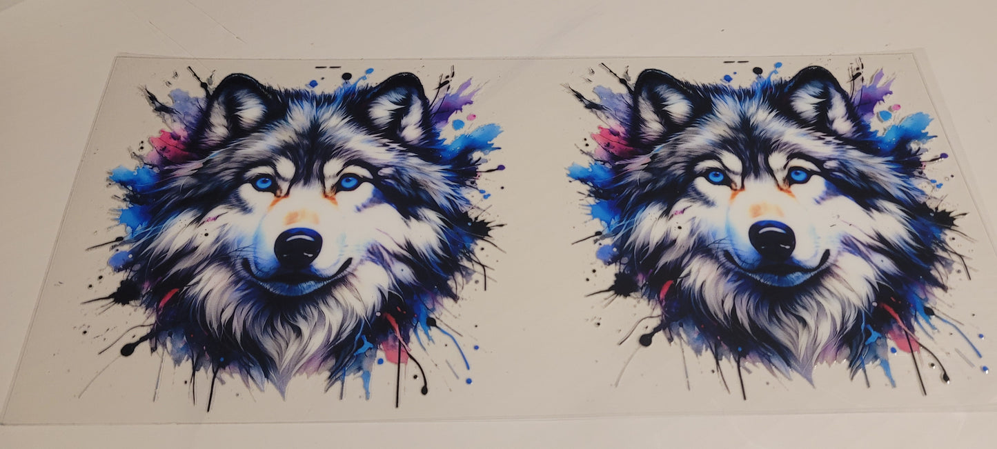 Wolf cup wraps