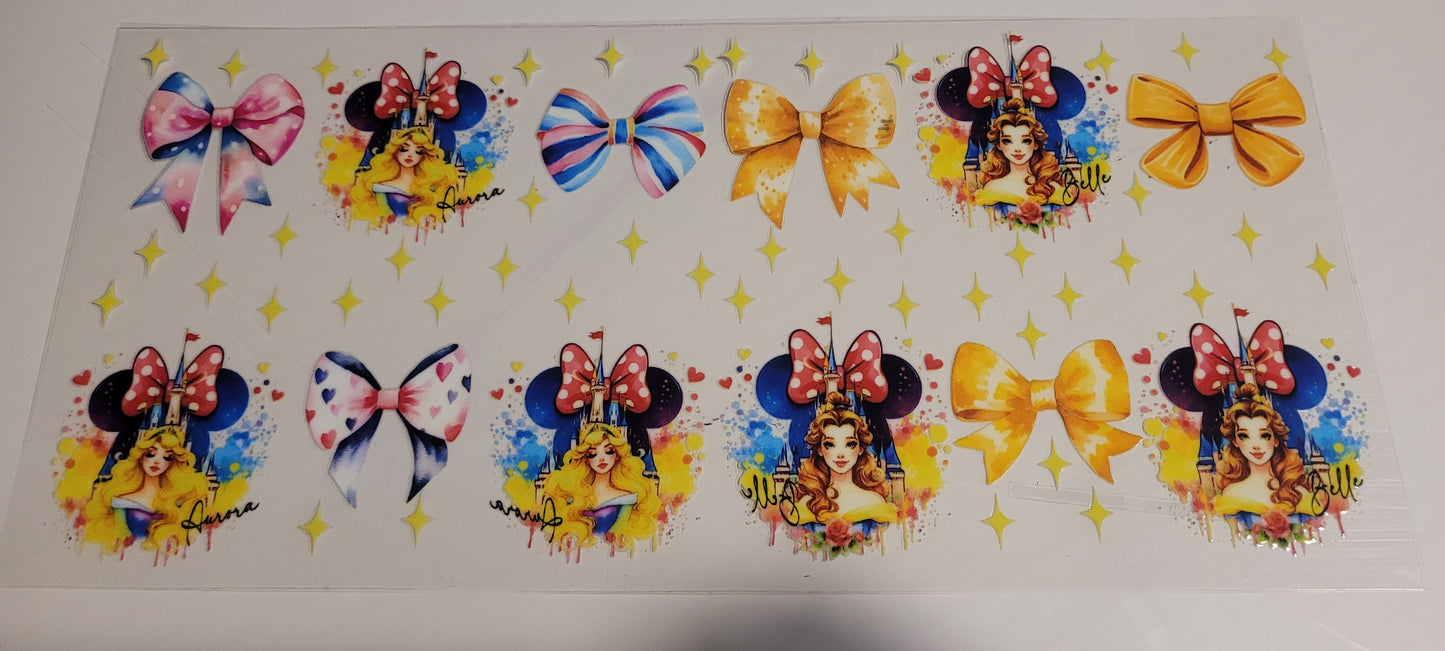 Princess cup wraps