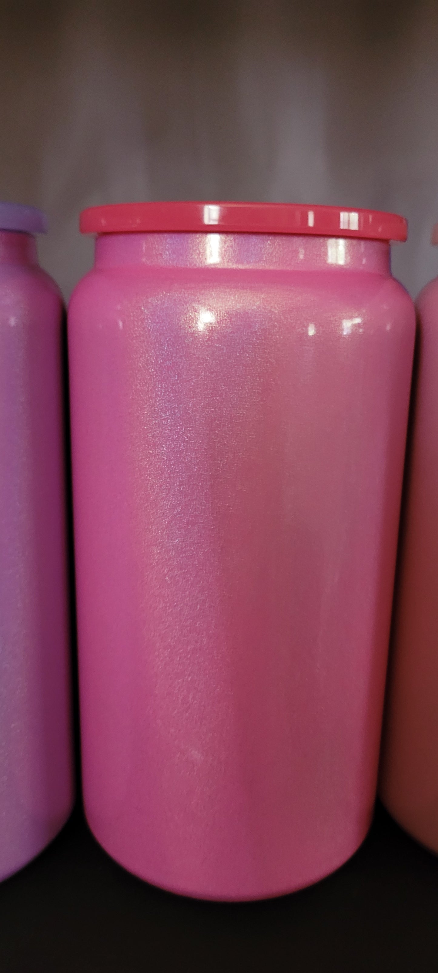 16oz stainless steel w/shimmer look