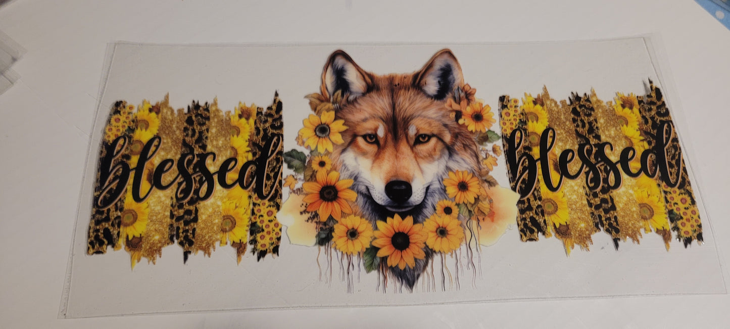 Wolf cup wraps