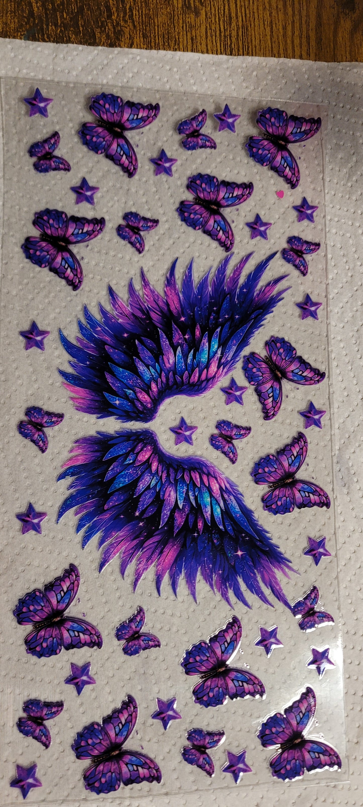 Butterfly uvdtf wraps