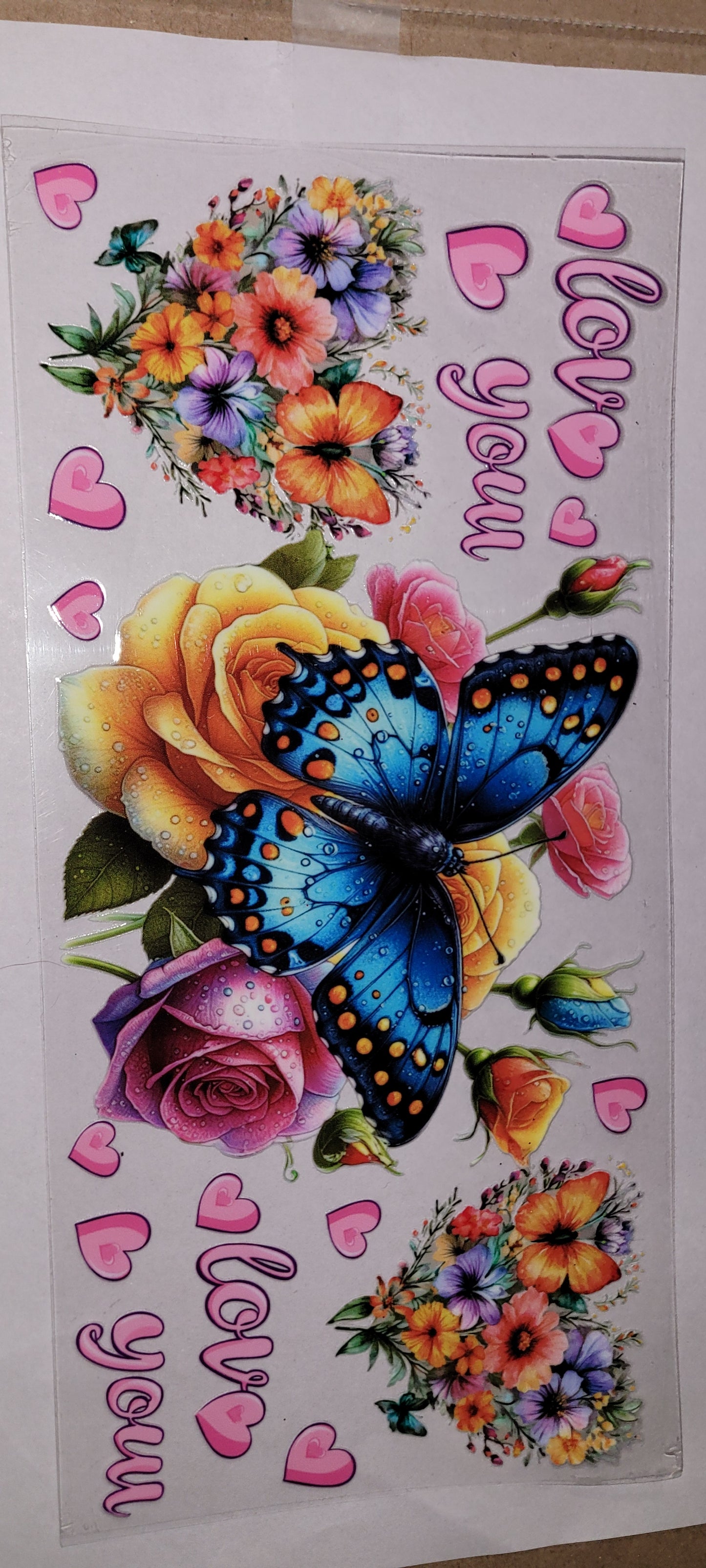 Butterfly uvdtf wraps