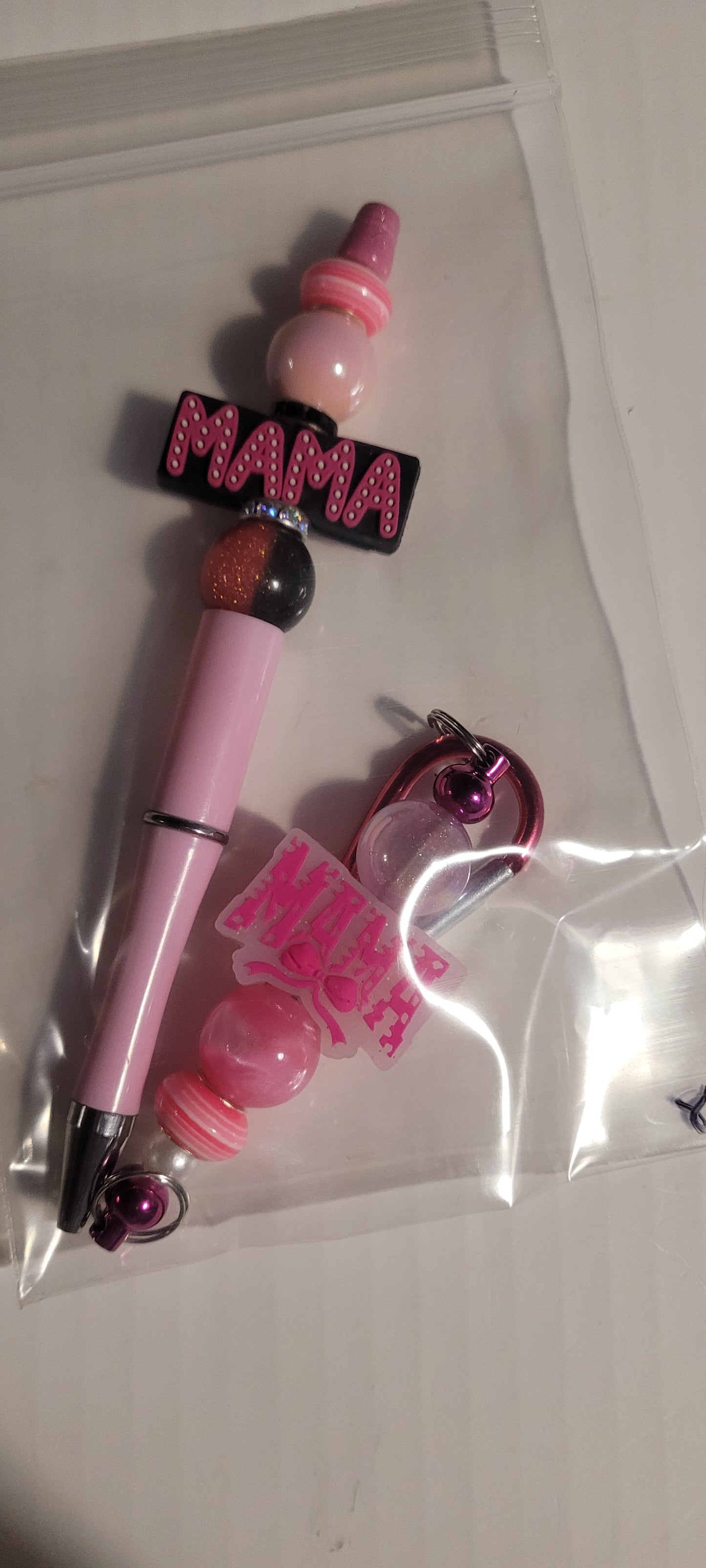 Pen keychain car charm keychain wristlet bundles