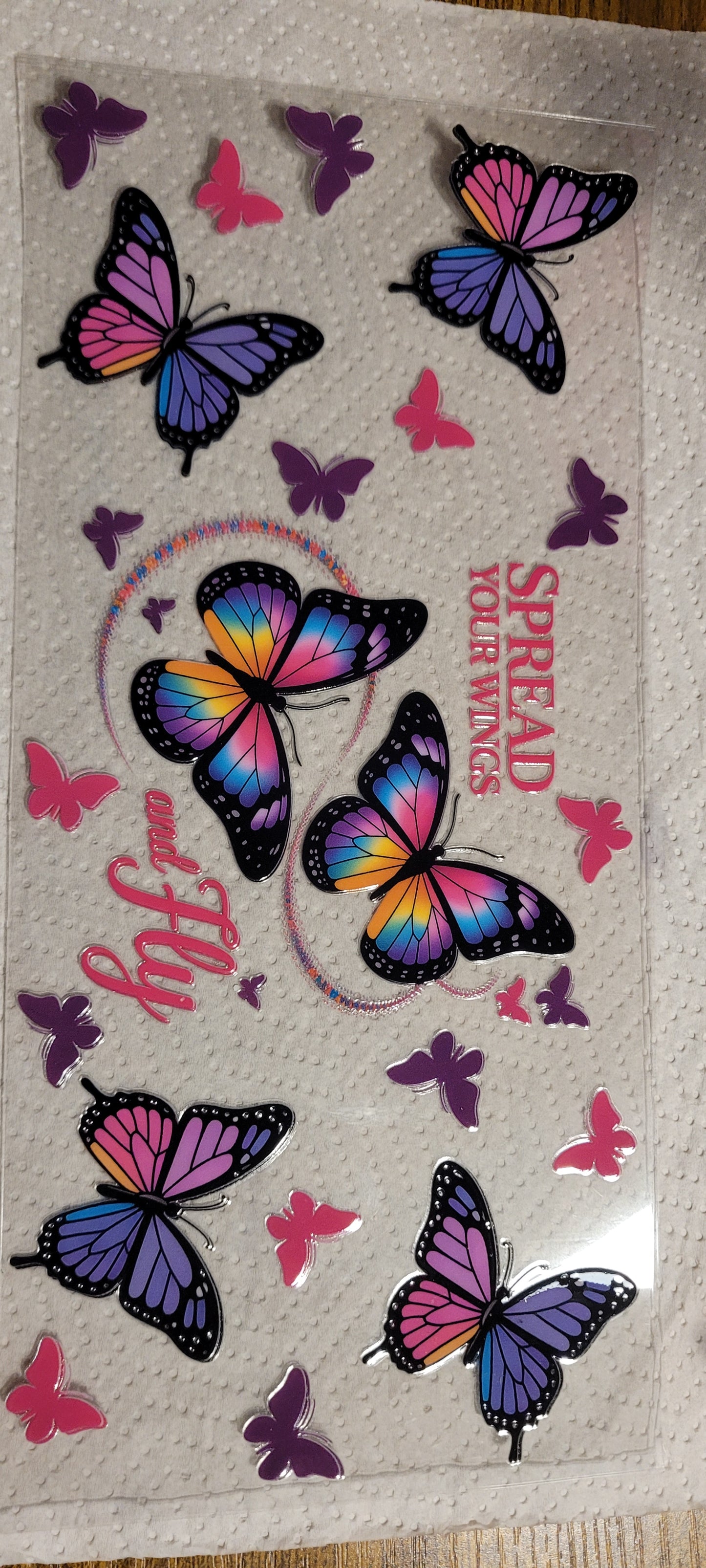 Butterfly uvdtf wraps