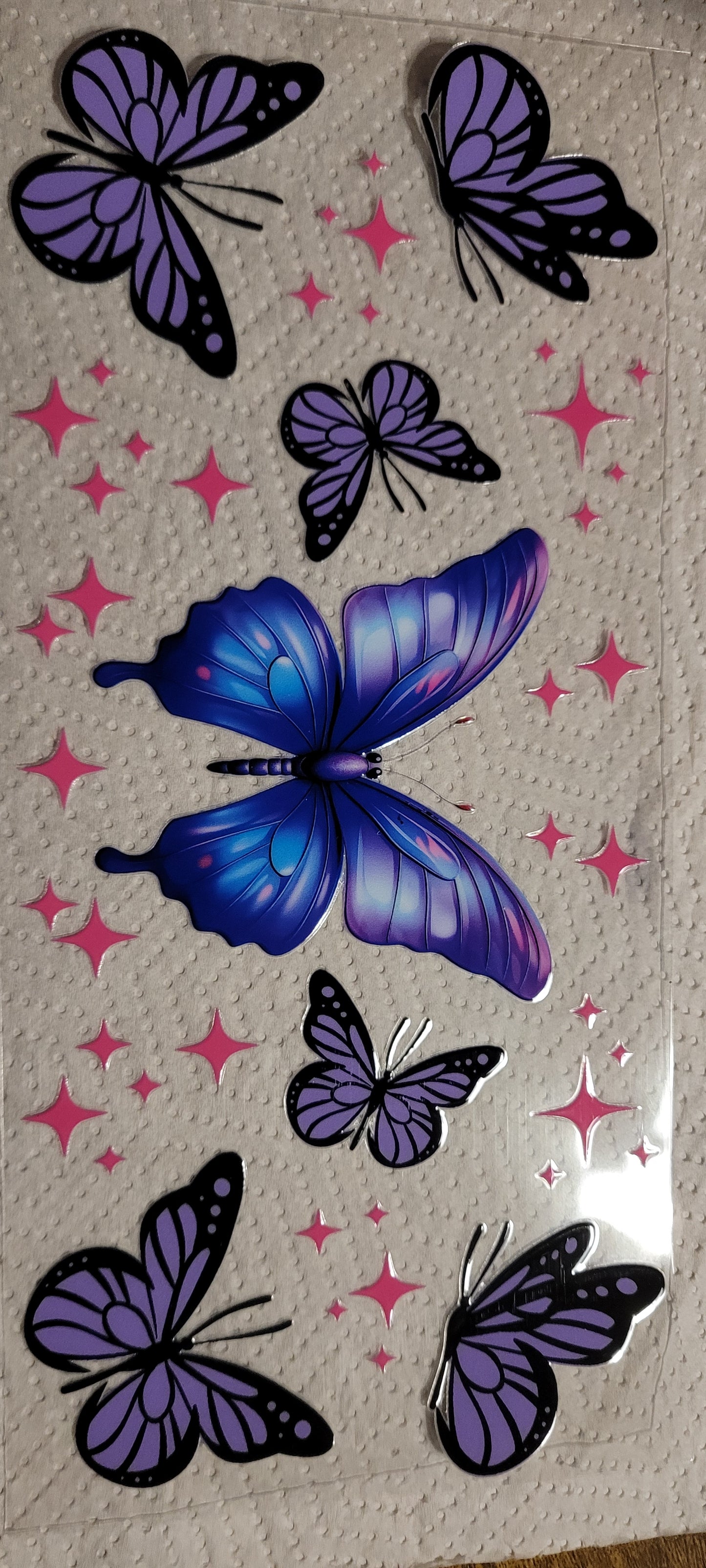 Butterfly uvdtf wraps