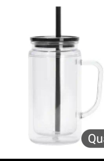 16oz plastic snowglobe w/handle