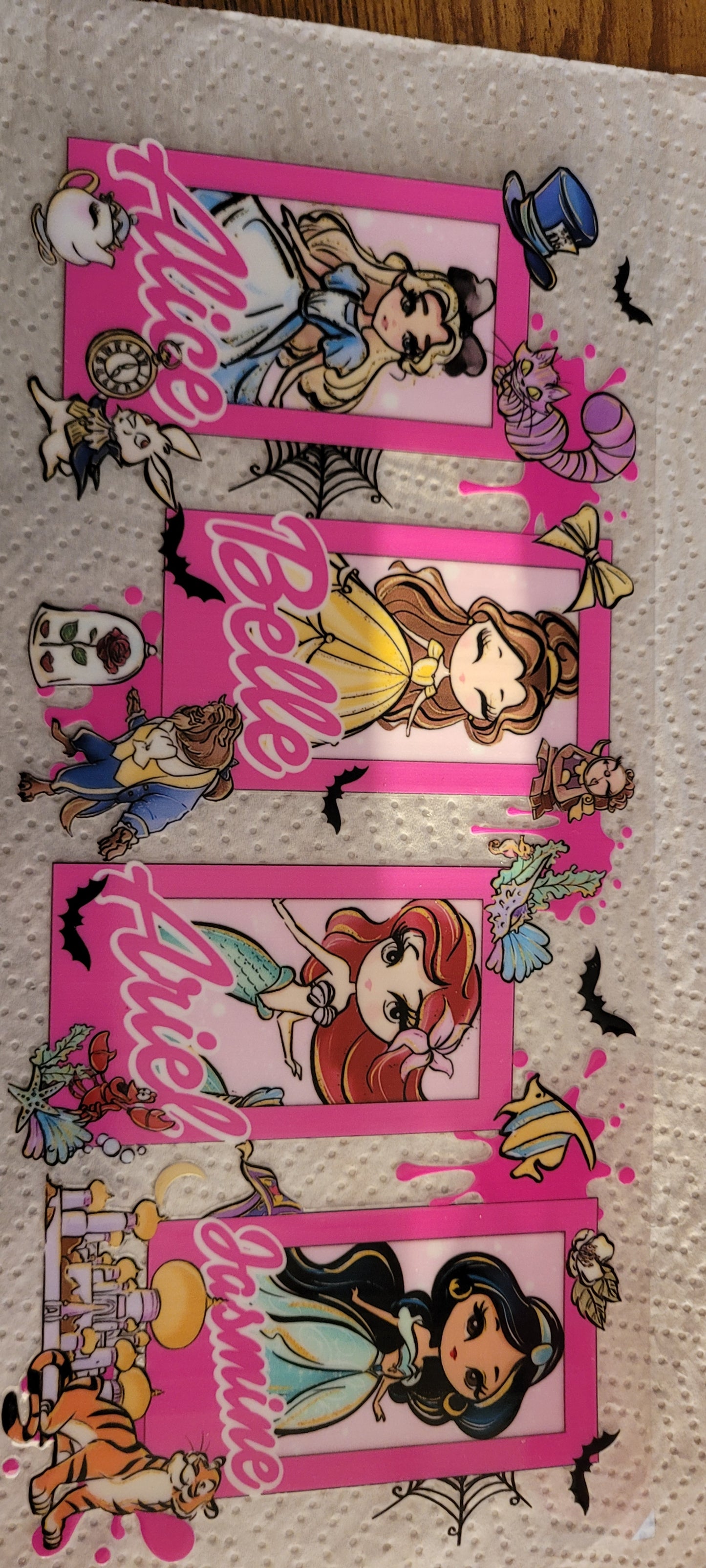 Princess cup wraps