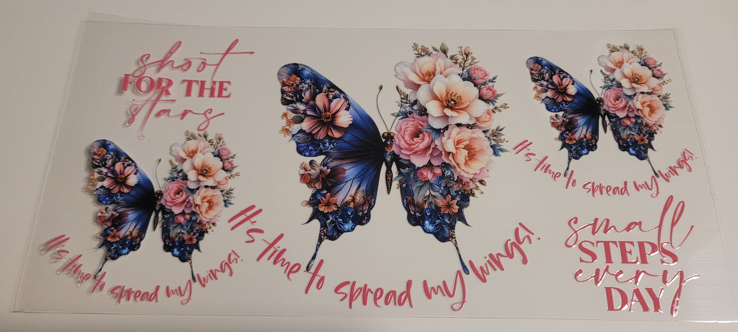 Butterfly uvdtf wraps