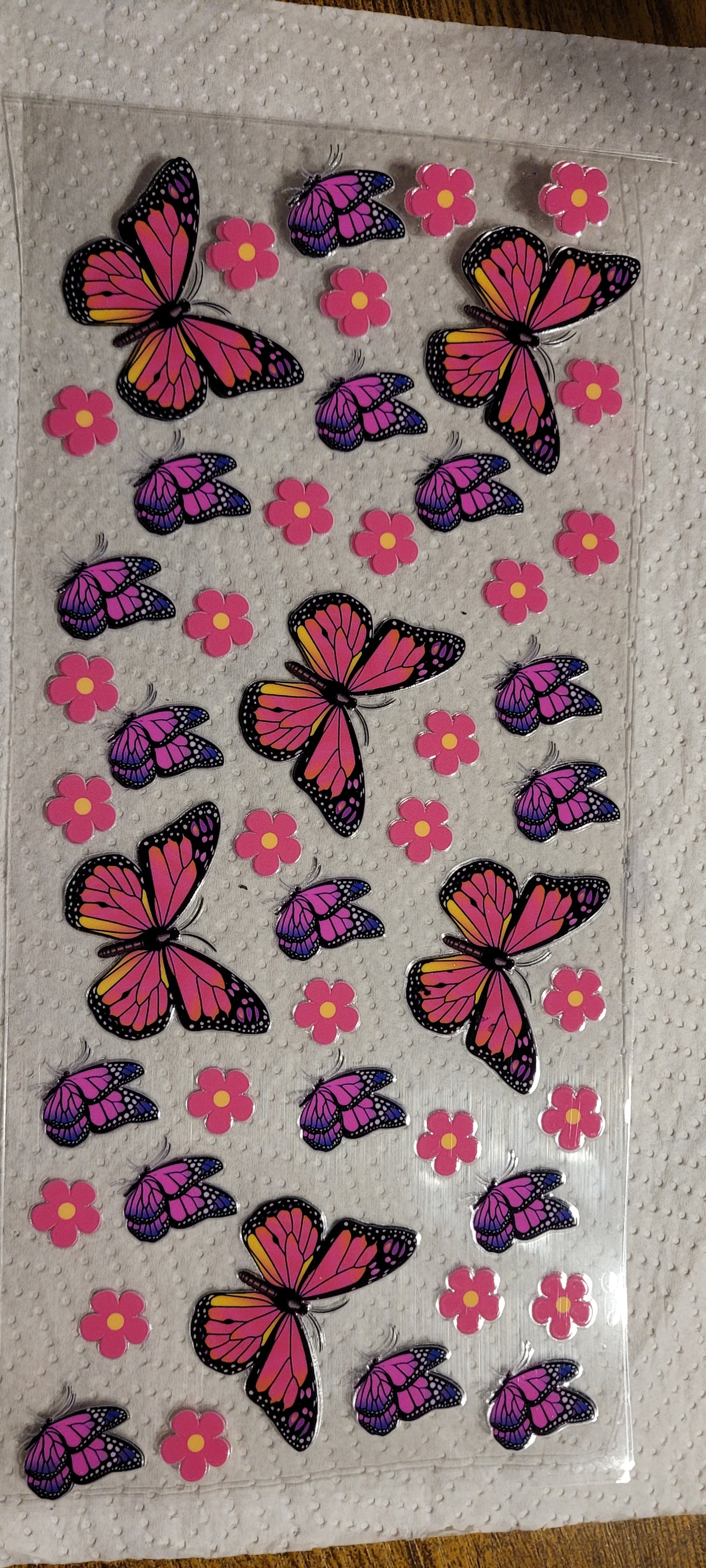 Butterfly uvdtf wraps