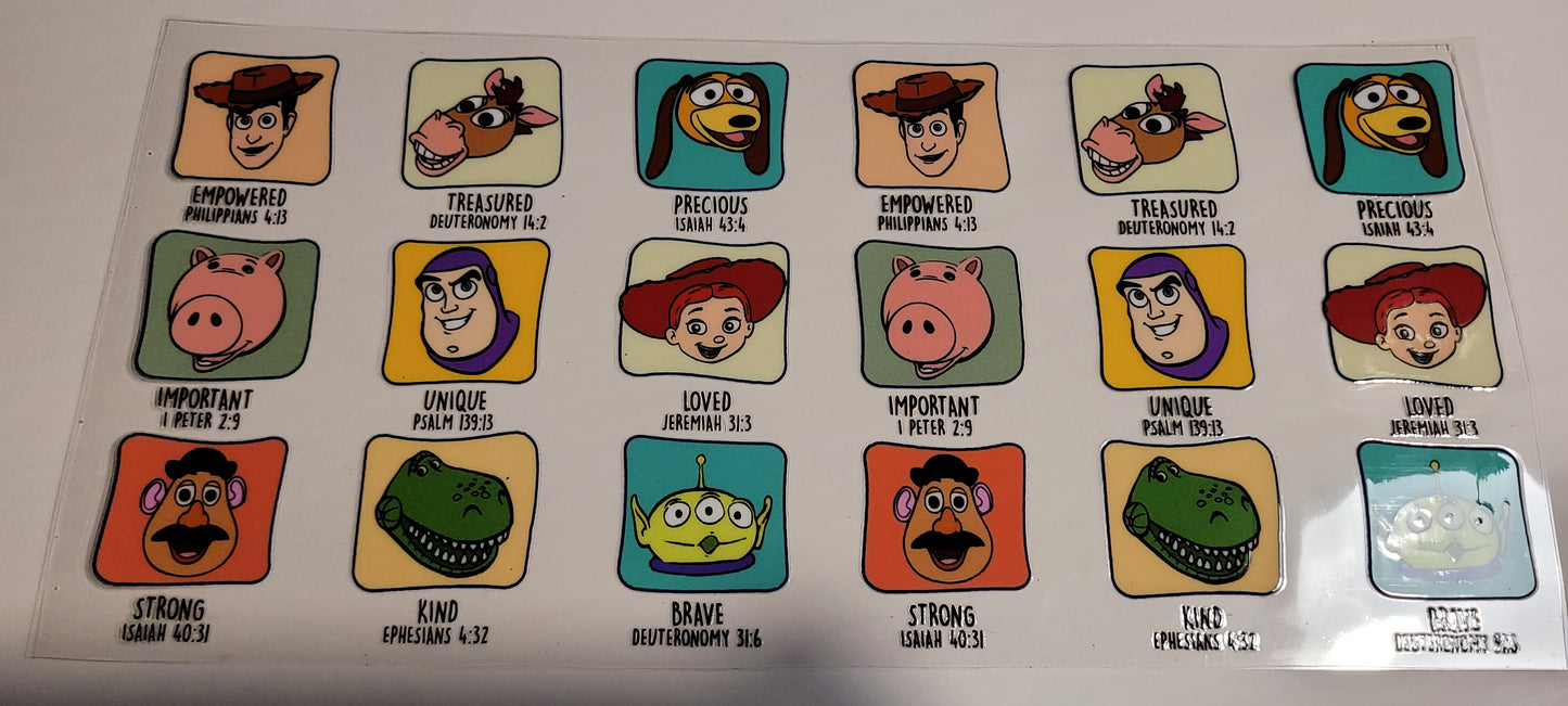 Characters start w/ T