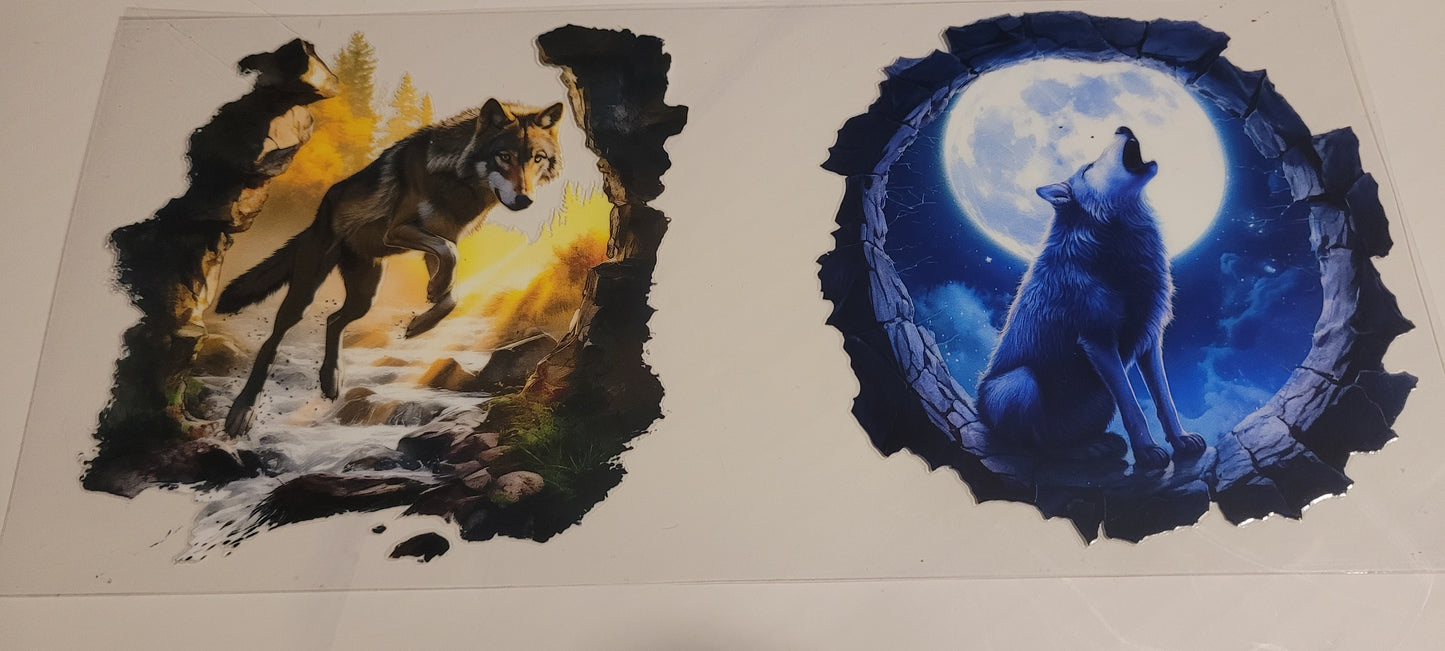 Wolf cup wraps