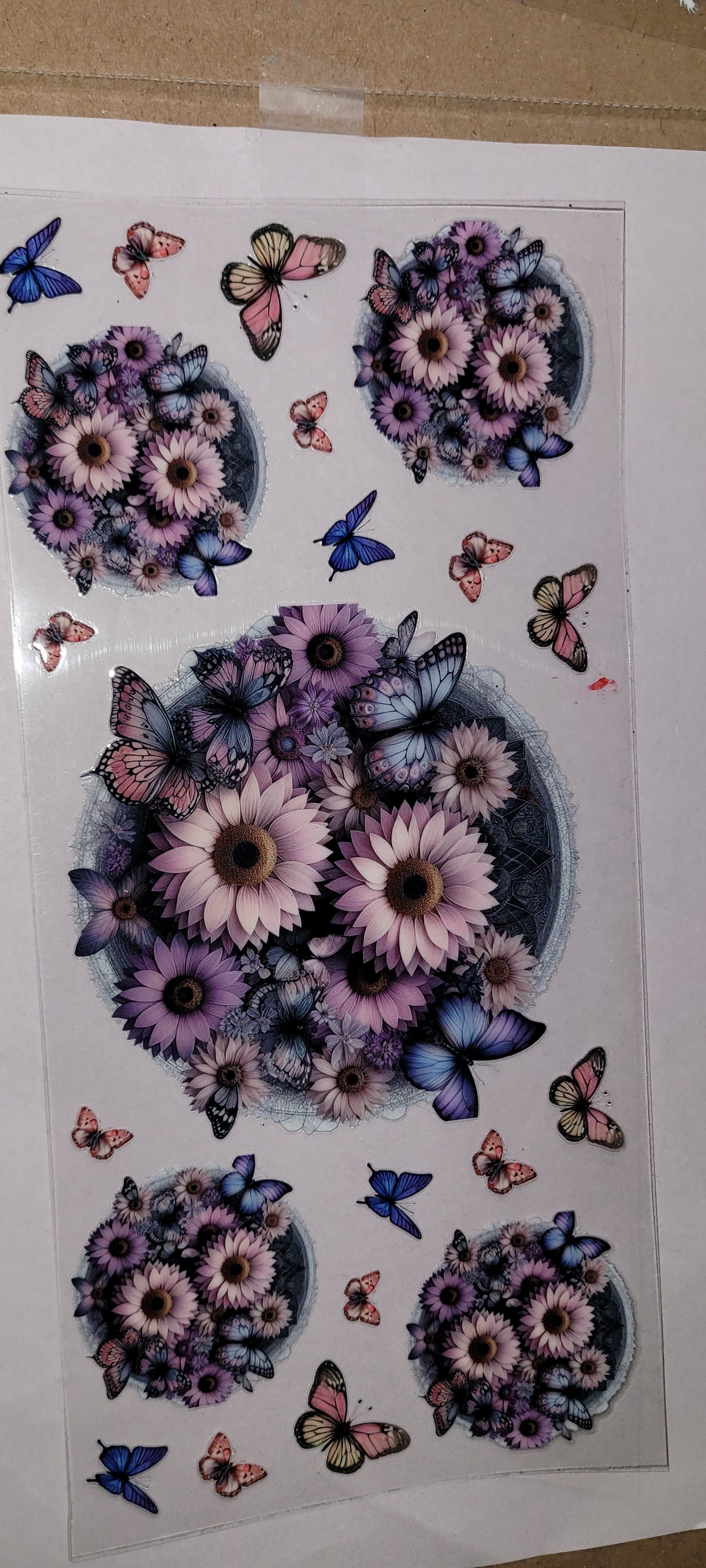 Butterfly uvdtf wraps