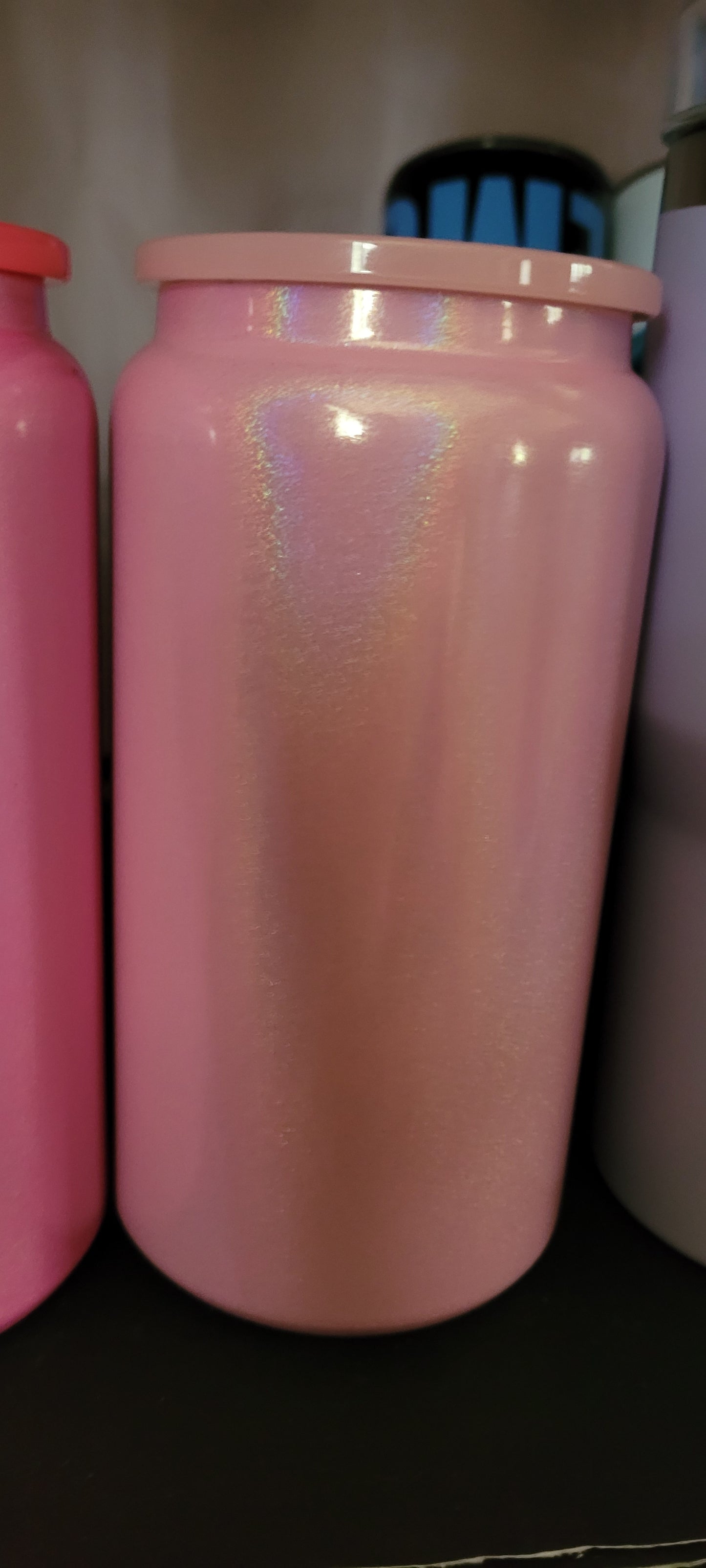 16oz stainless steel w/shimmer look