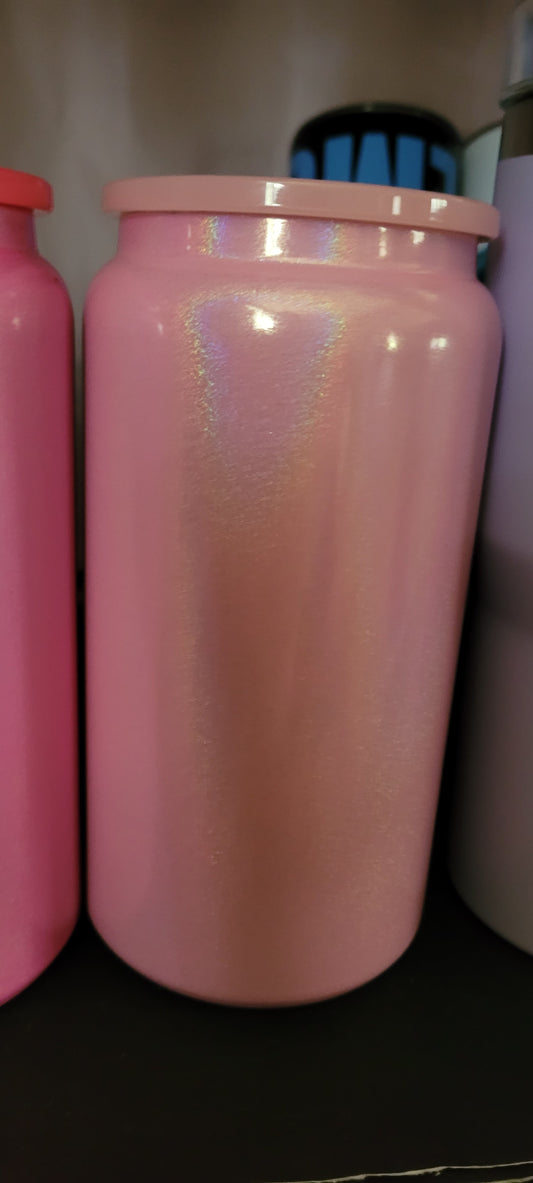 16oz stainless steel w/shimmer look