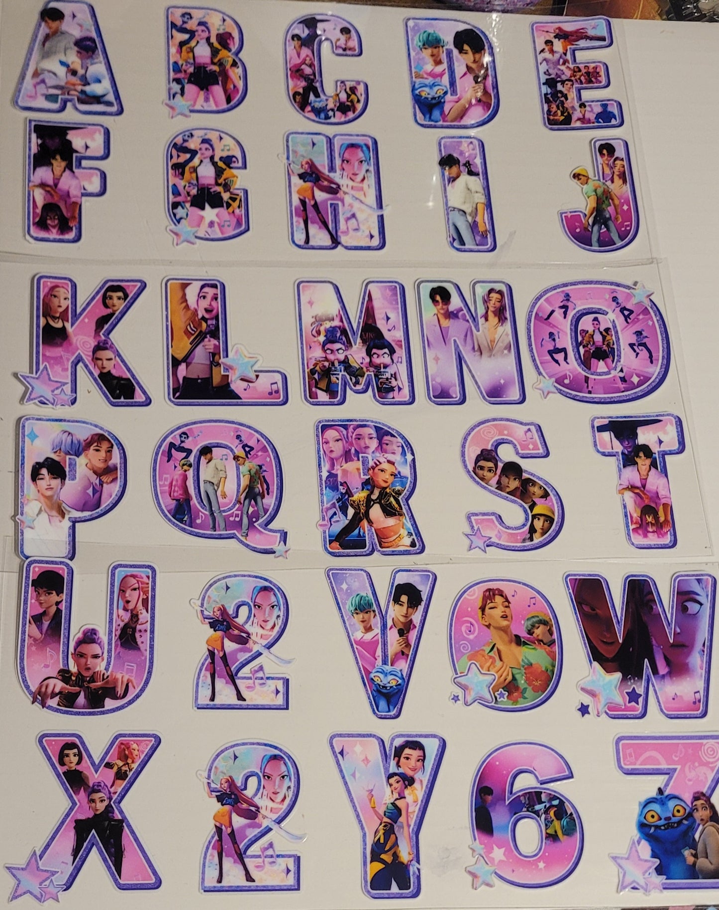 Characters start w/K