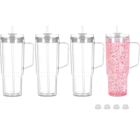 40oz snowglobe cups