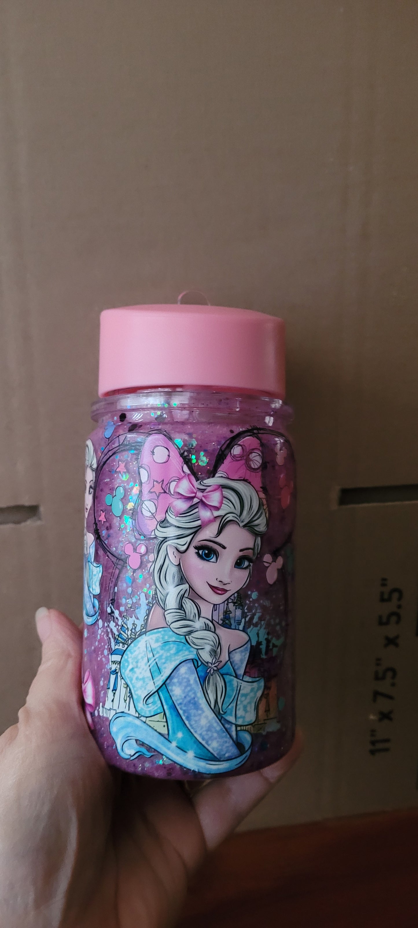 10oz kids snowglobe cups