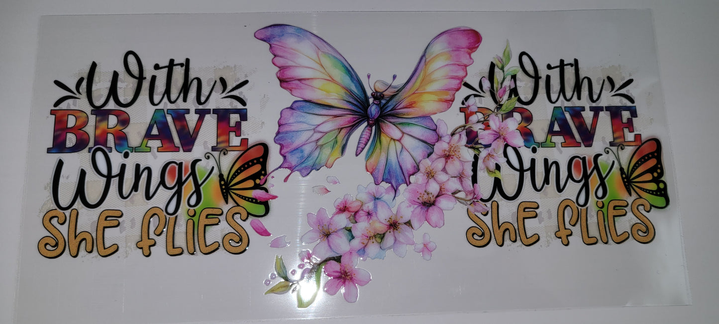 Butterfly uvdtf wraps