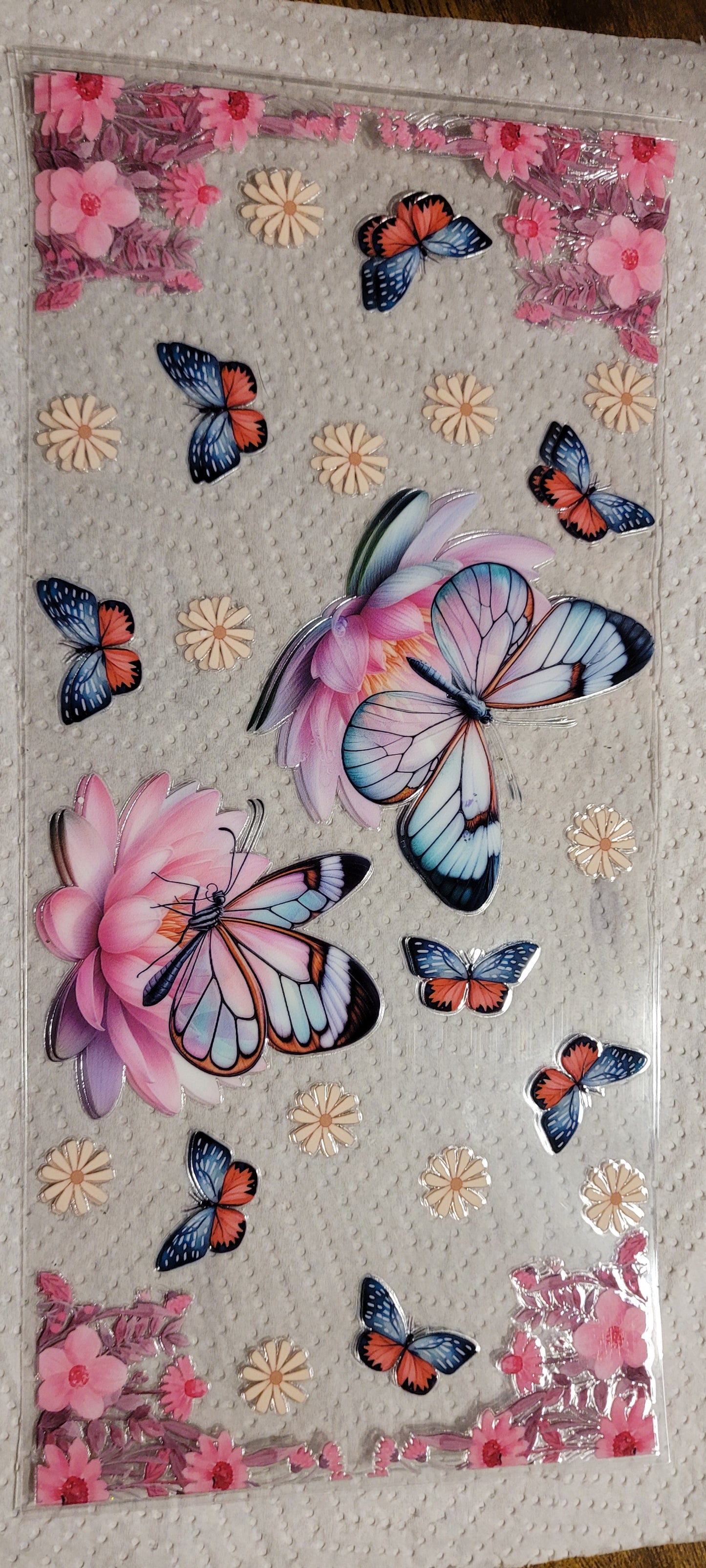 Butterfly uvdtf wraps