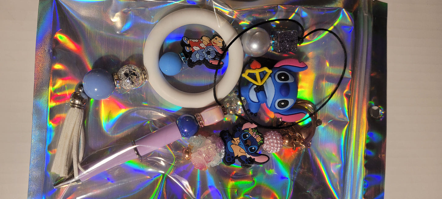 Pen keychain car charm keychain wristlet bundles