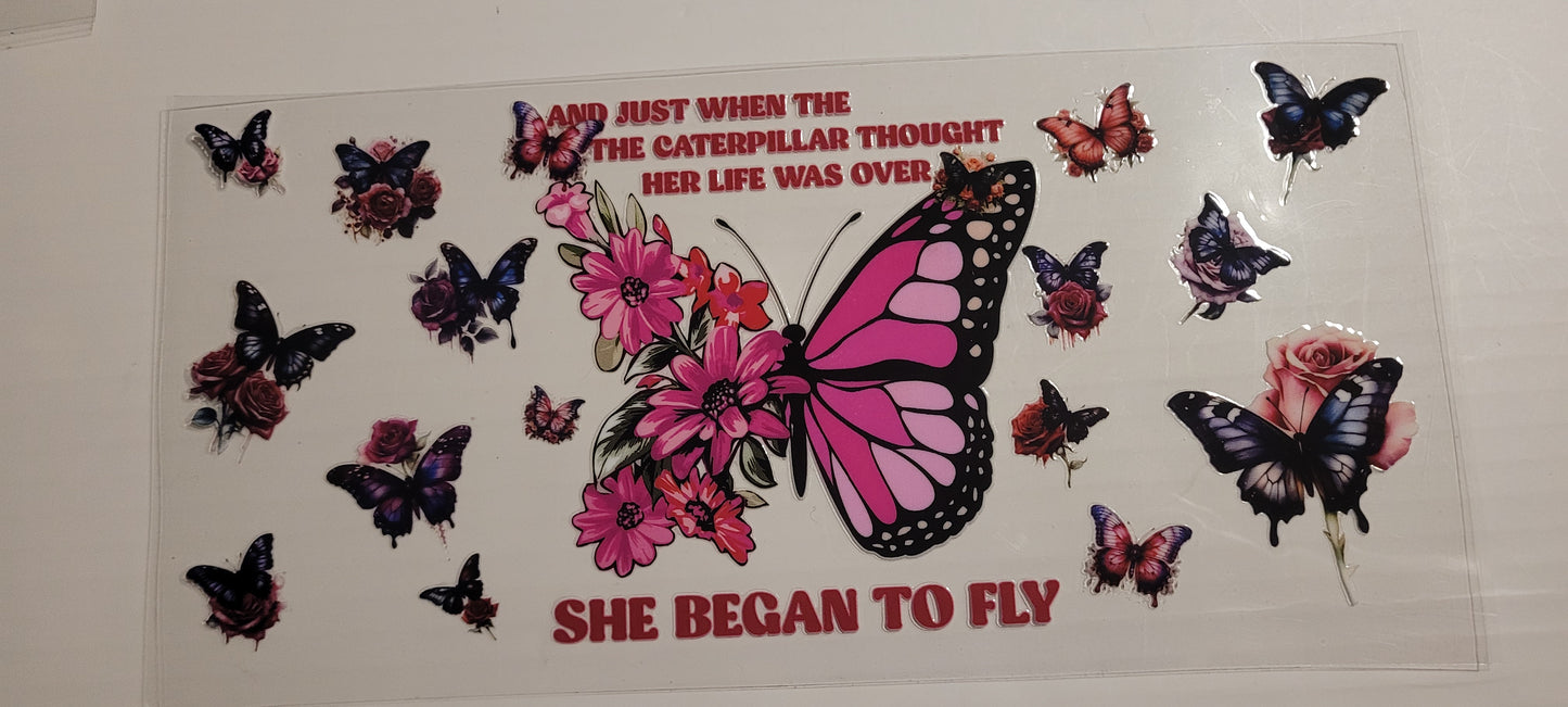 Butterfly uvdtf wraps