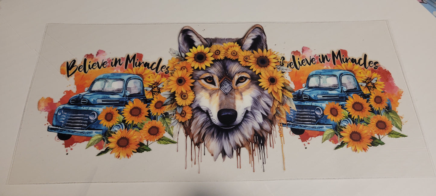 Wolf cup wraps