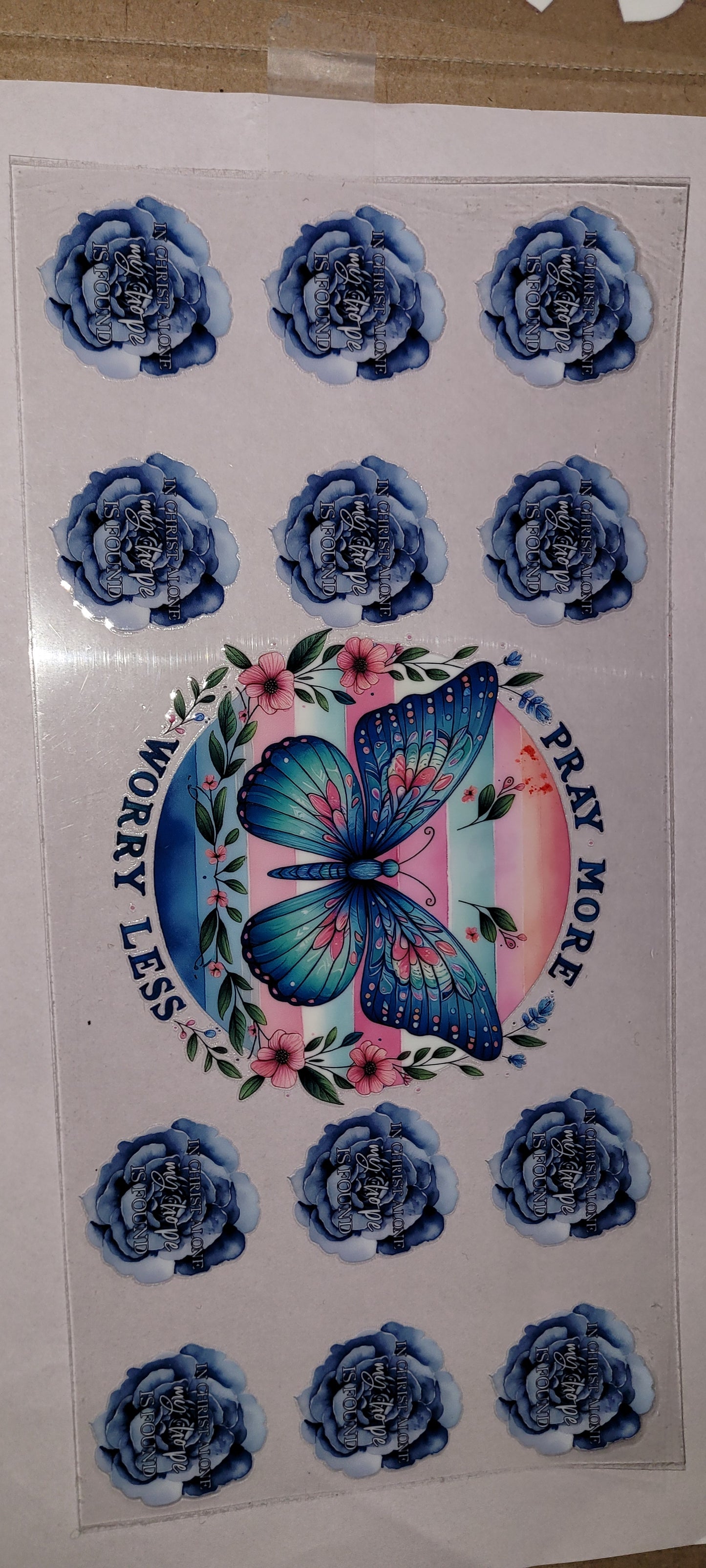 Butterfly uvdtf wraps