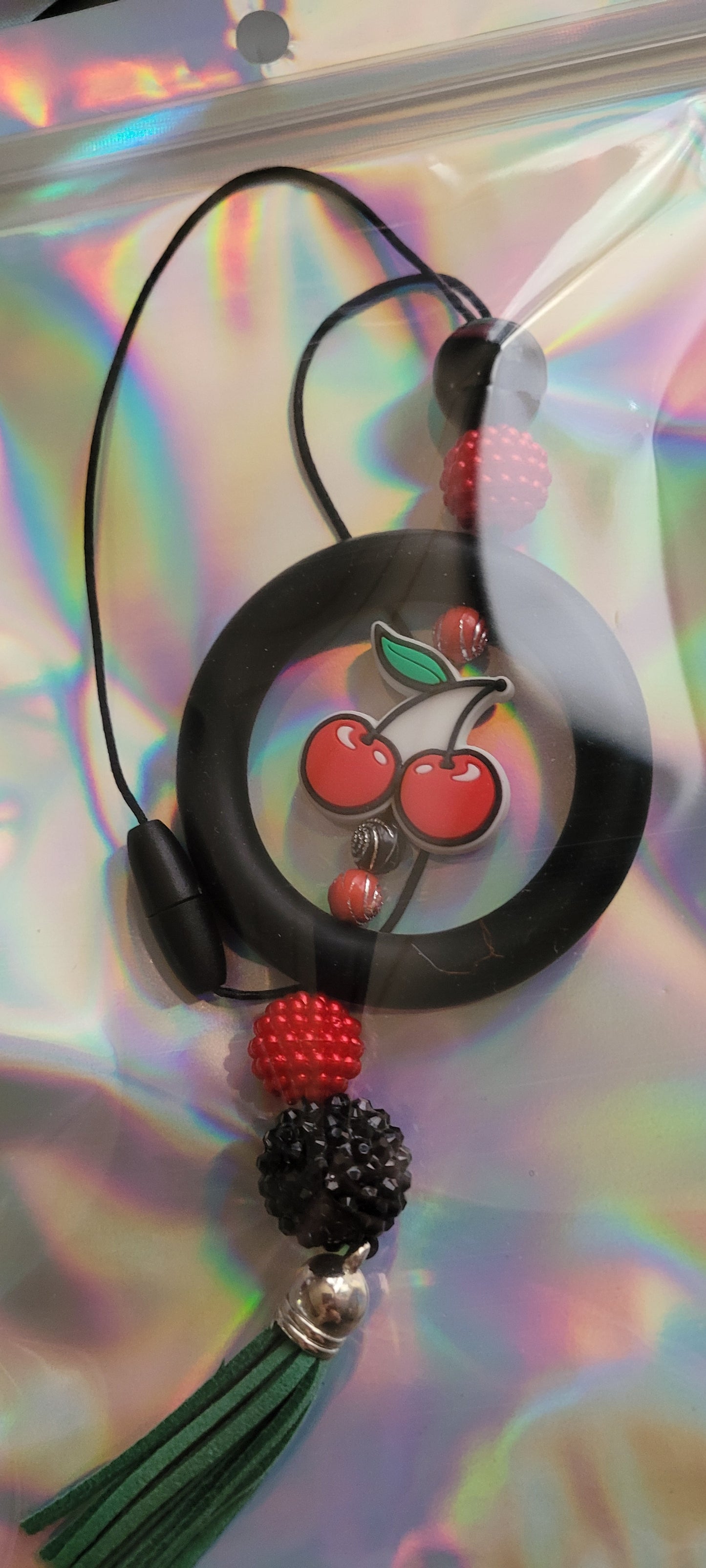 Cherry car charm