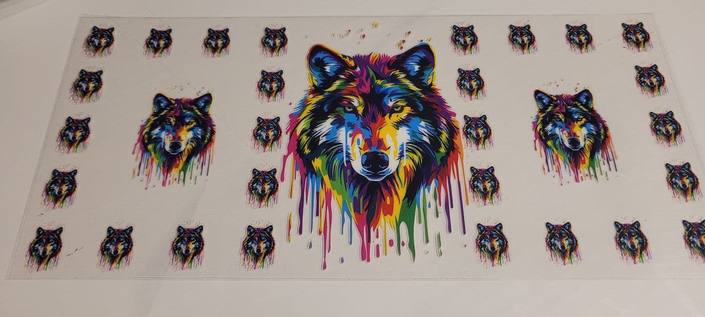 Wolf cup wraps
