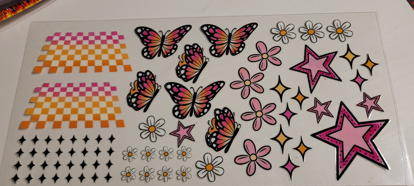 Butterfly uvdtf wraps