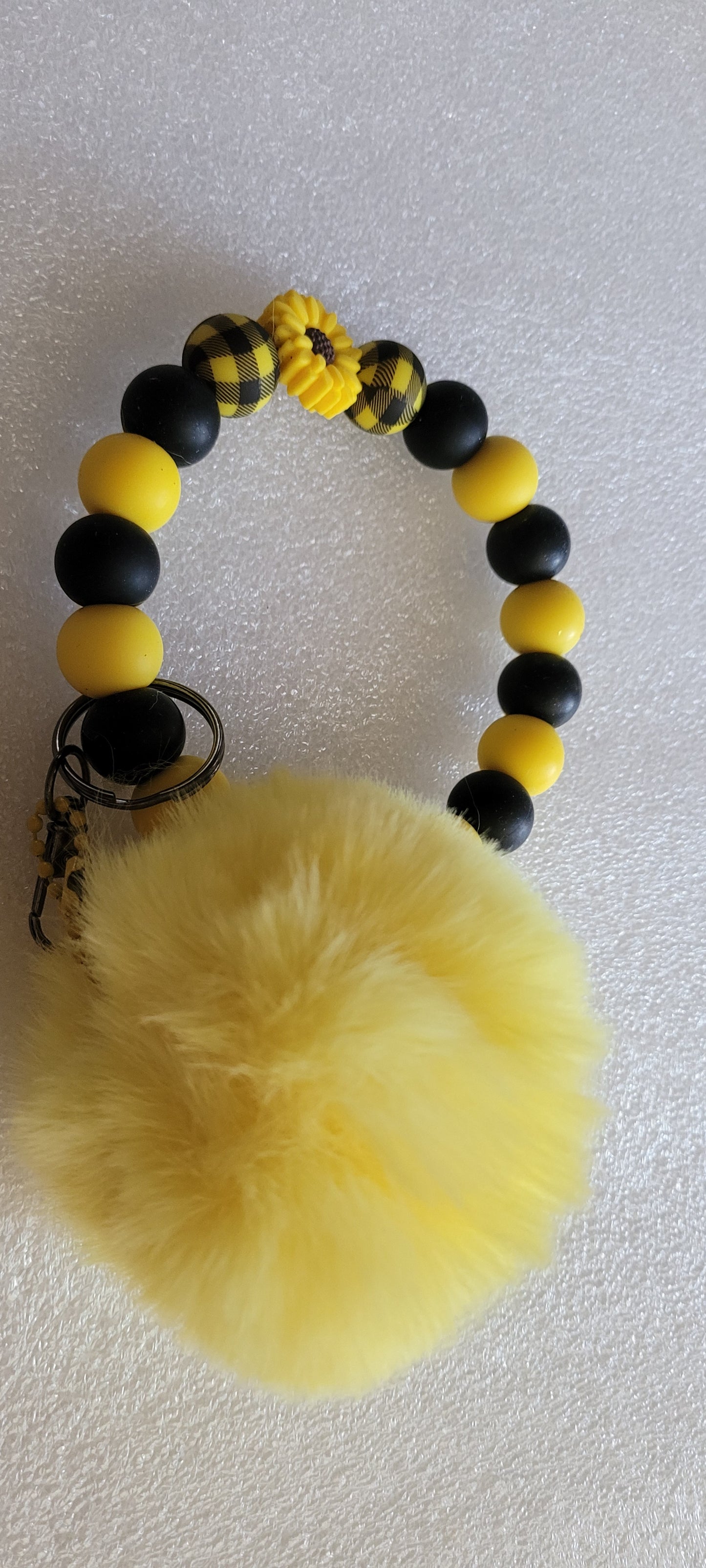 Pre-made keychain wristlet