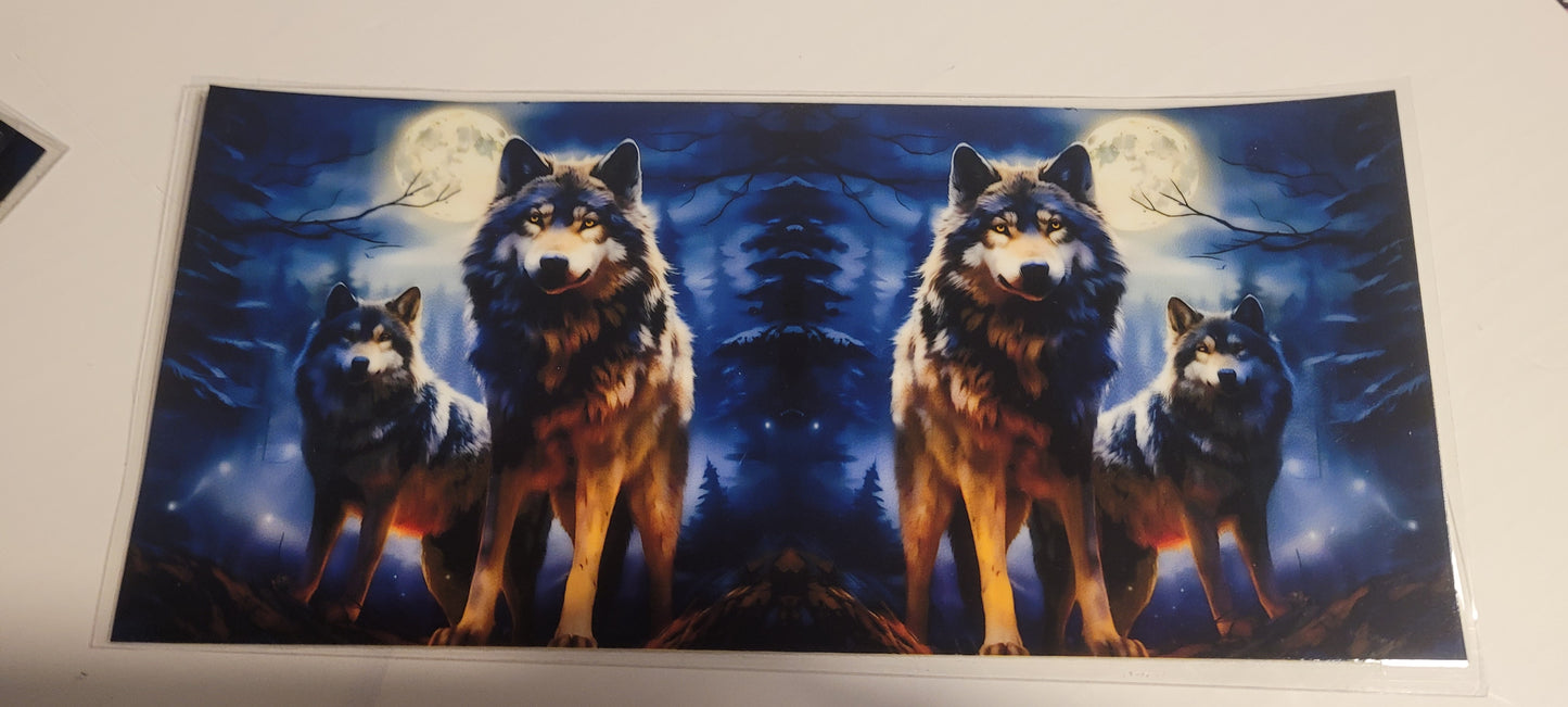 Wolf cup wraps