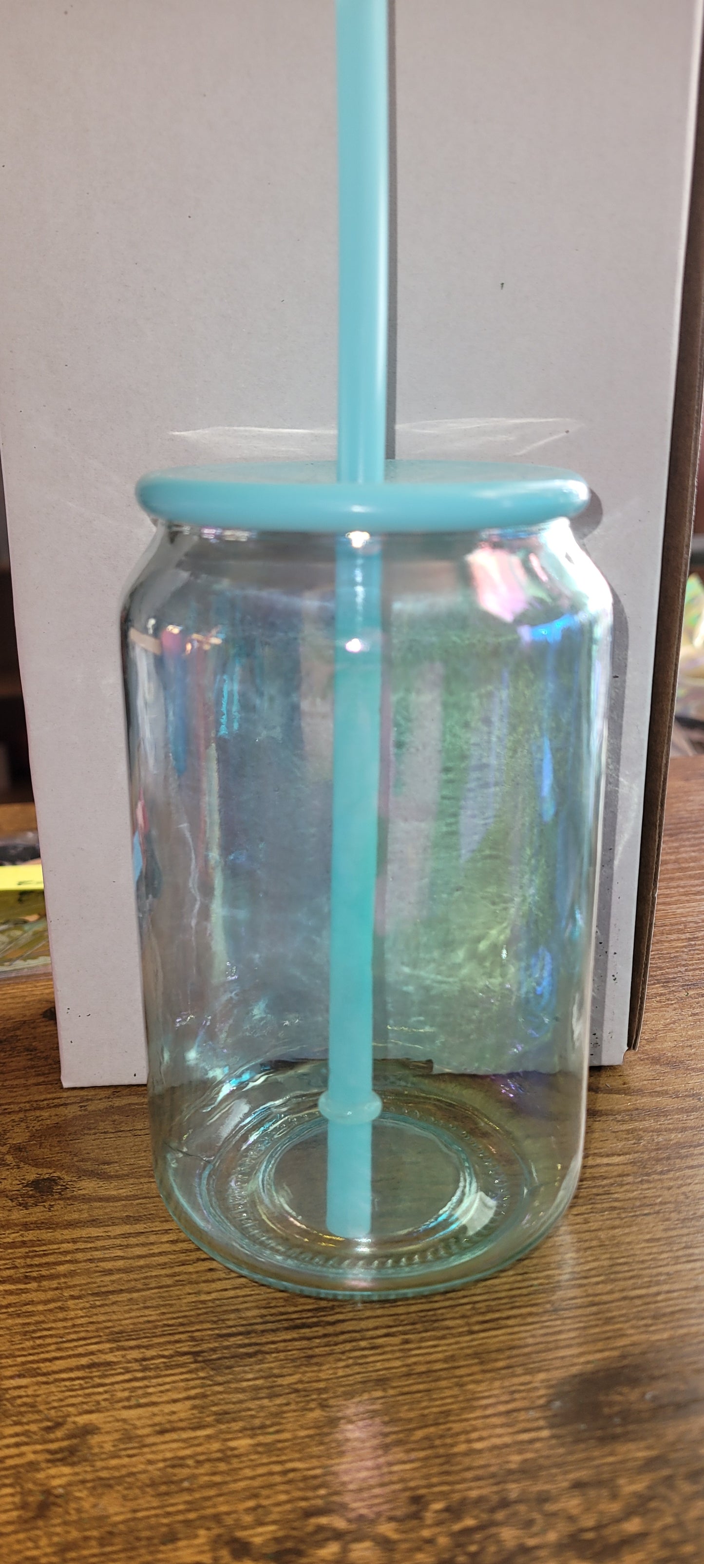 Colored 16oz glass cups
