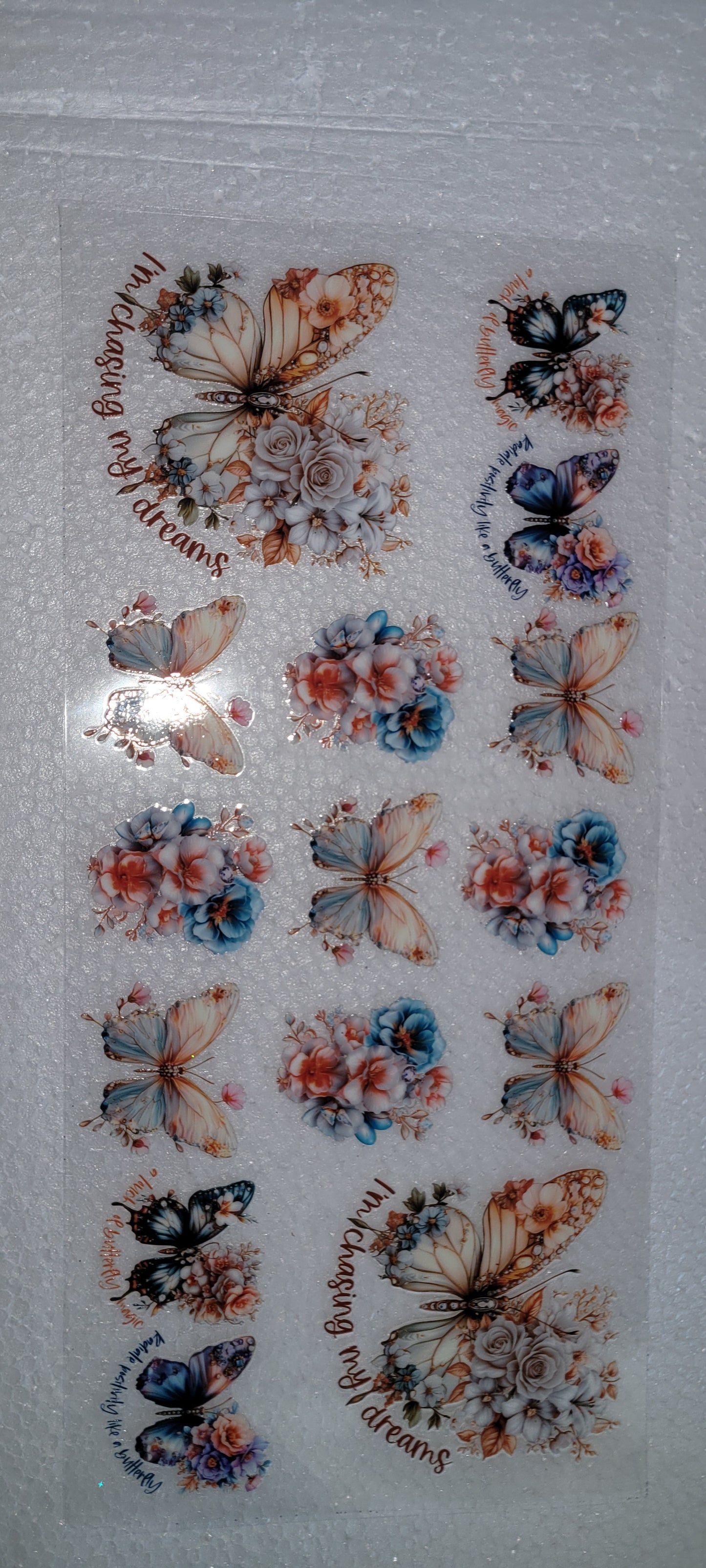 Butterfly uvdtf wraps