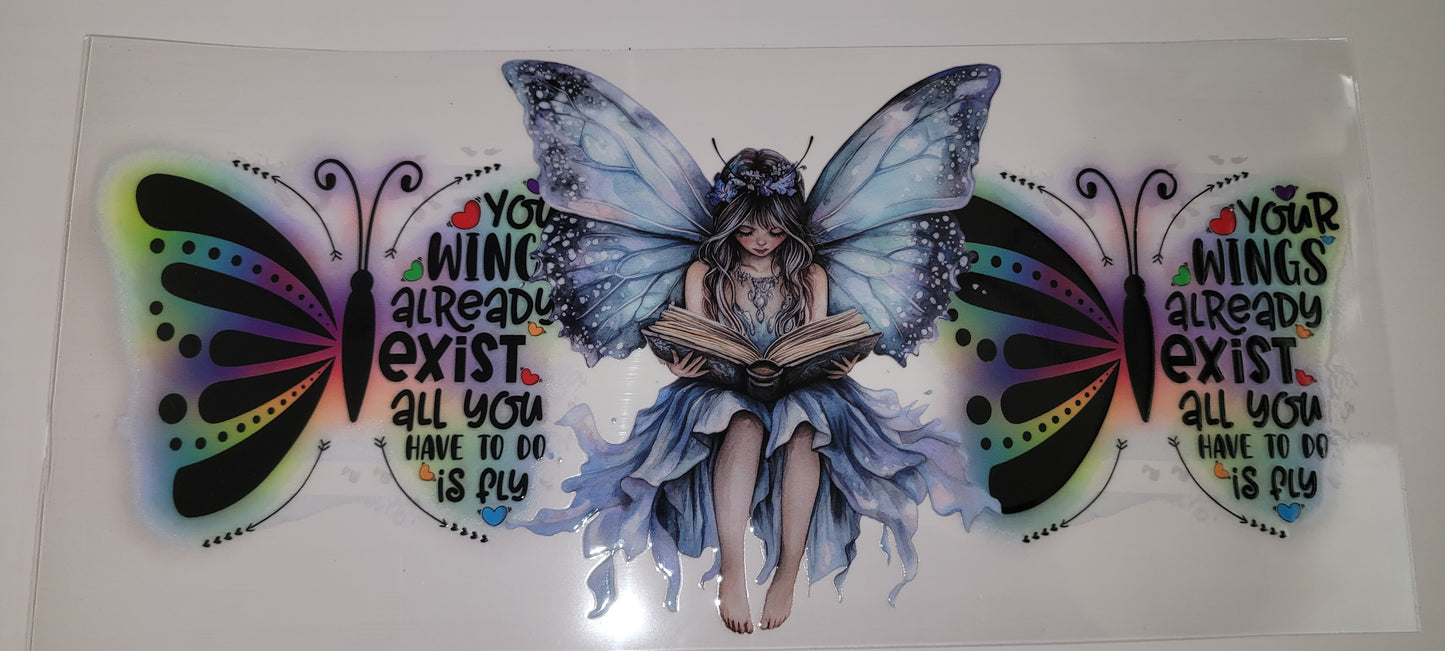 Butterfly uvdtf wraps