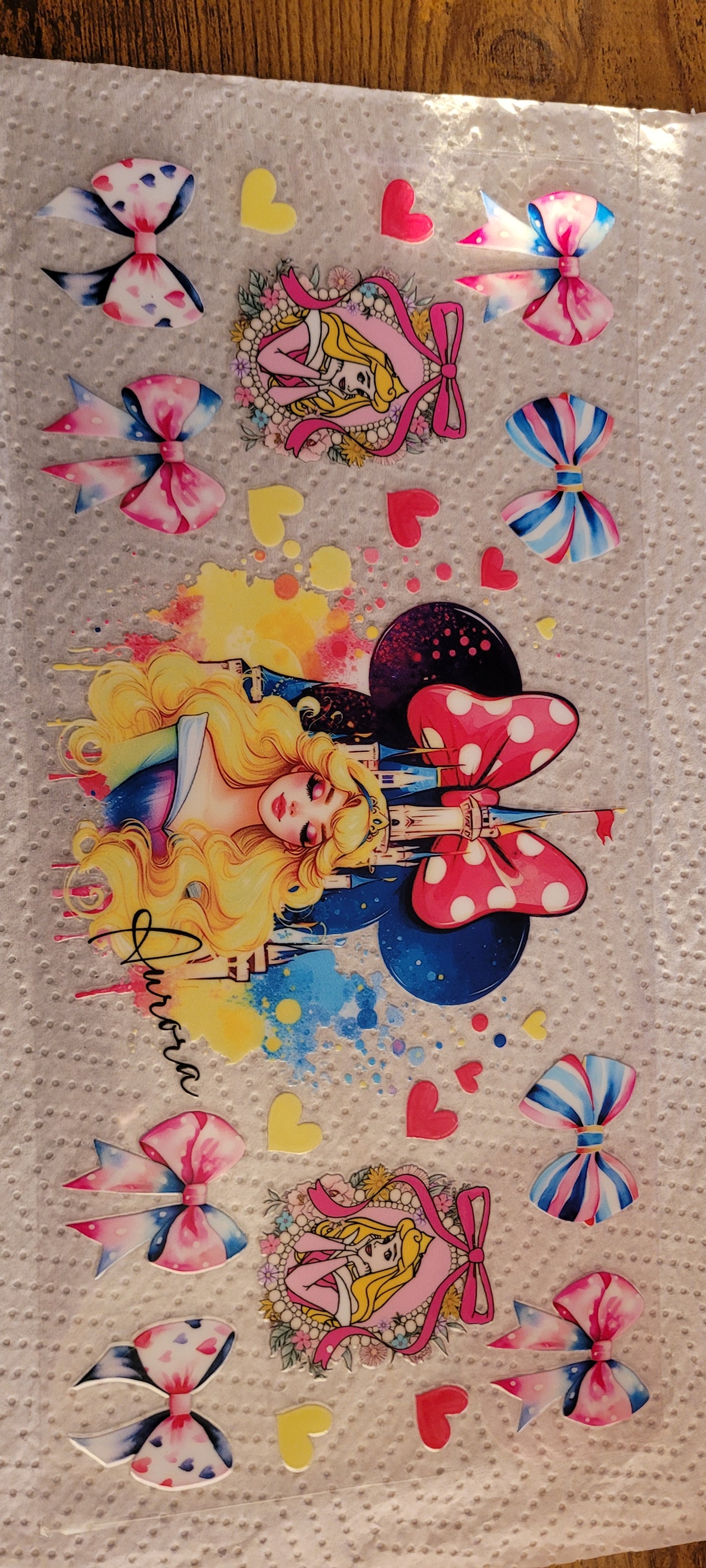 Princess cup wraps