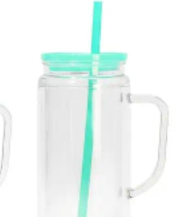 16oz plastic snowglobe w/handle