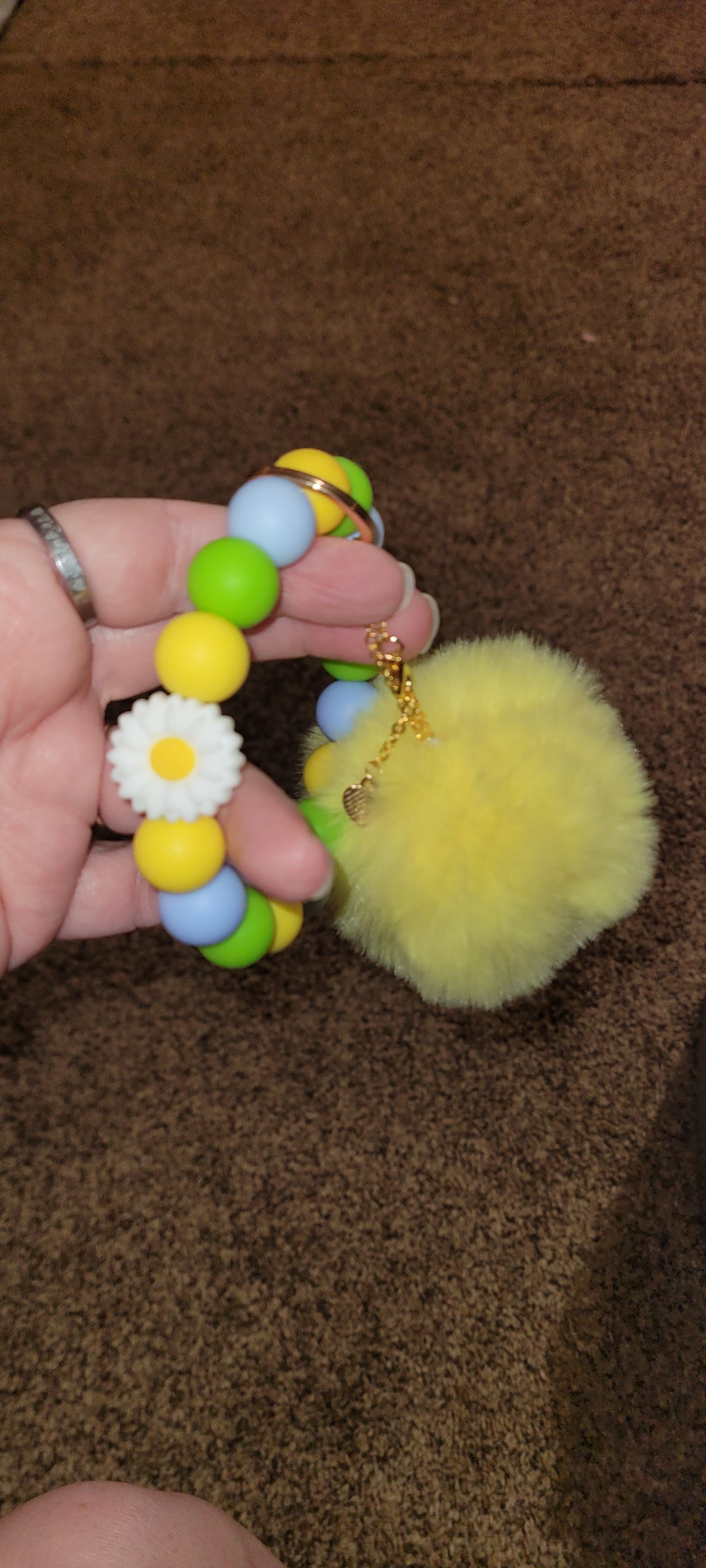 Beated wrestlet key chains