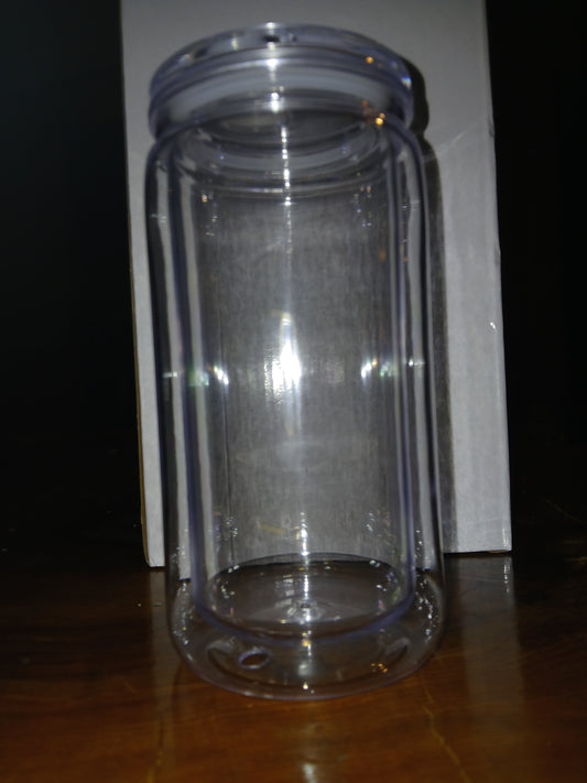 16oz snowglobe plastic