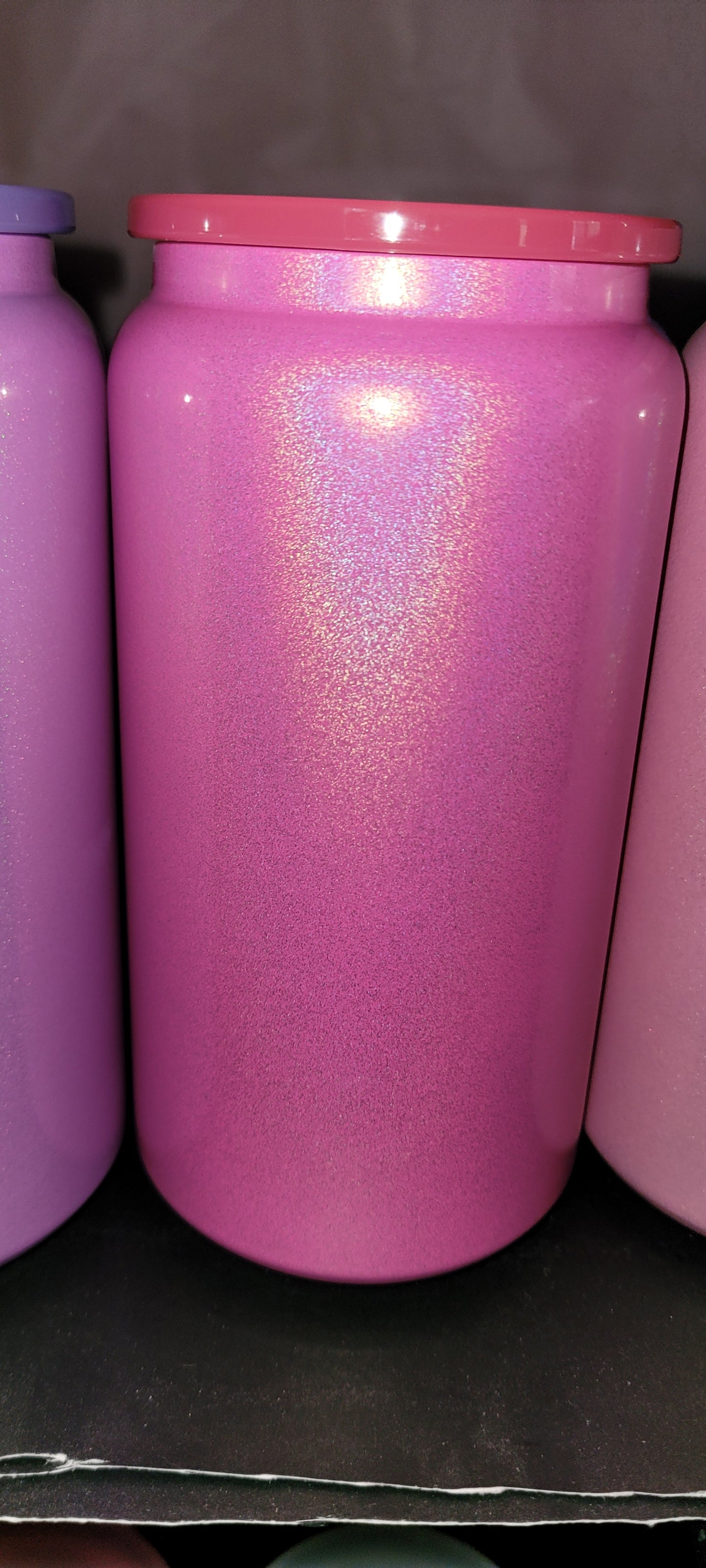 16oz stainless steel w/shimmer look